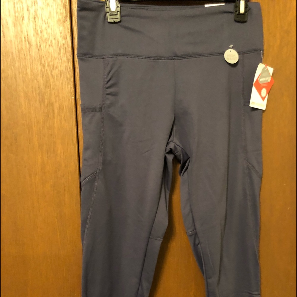 NWT Blue/Gray High Waist Leggings